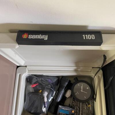 lot 239- Sentry safe with contents