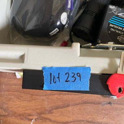 lot 239- Sentry safe with contents