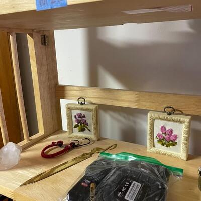 lot 241- shelf with contents