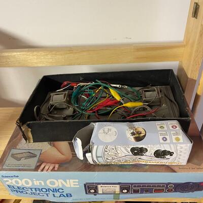 lot 241- shelf with contents