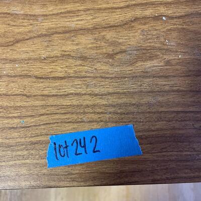 lot 242- filing cabinet table