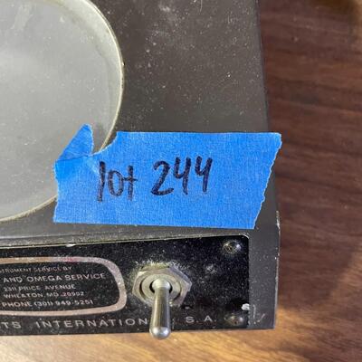 lot 244- Swift international stereo eighty microscope
