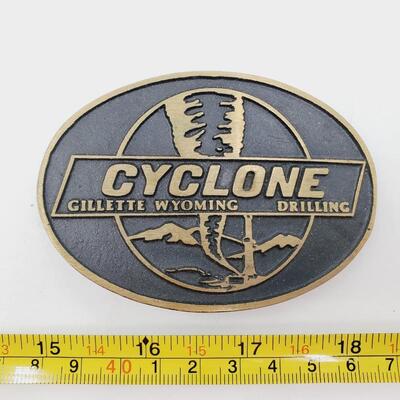 MONROE, CYCLONE AND CERTIFIED GENERAL ELECTRIC BELT BUCKLE COLLECTION