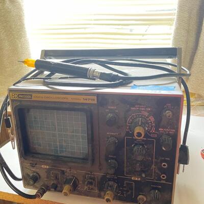 lot 248- B+K precision 10MHZ oscilloscope model 147 IB