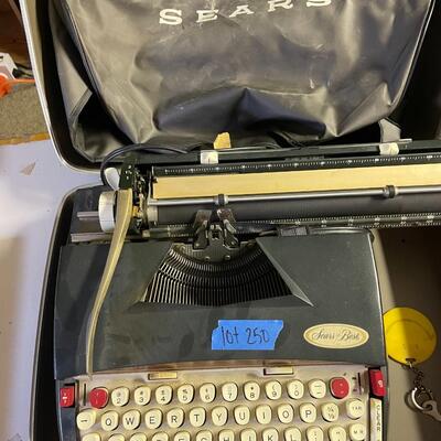 lot 250- Sears best medalist electric 12 type writer with bag and case