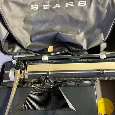 lot 250- Sears best medalist electric 12 type writer with bag and case