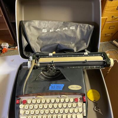 lot 250- Sears best medalist electric 12 type writer with bag and case
