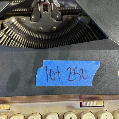 lot 250- Sears best medalist electric 12 type writer with bag and case