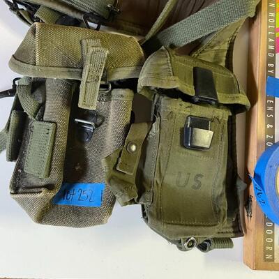 lot 252- Circa 1950's M14 Alice Yolk magazine holders (2)