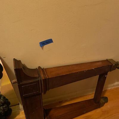 lot 263- (8) misc. piano legs including brass bottoms