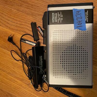 Lot 274- Hitachi Cassette/ Recorder