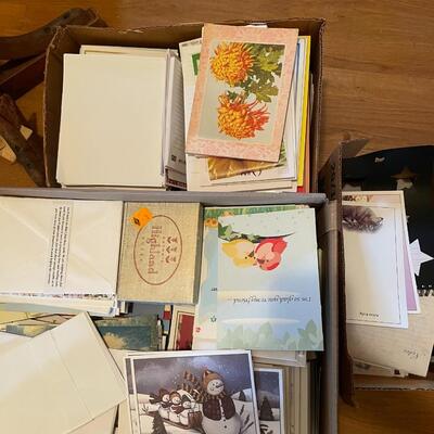 Lots 278- (3 )Boxes of misc. unused cards