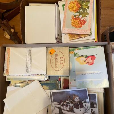 Lots 278- (3 )Boxes of misc. unused cards