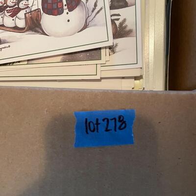 Lots 278- (3 )Boxes of misc. unused cards