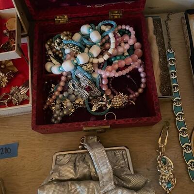 Lot 280- Lots of jewelry, candelabra, misc.