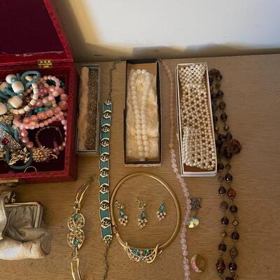 Lot 280- Lots of jewelry, candelabra, misc.