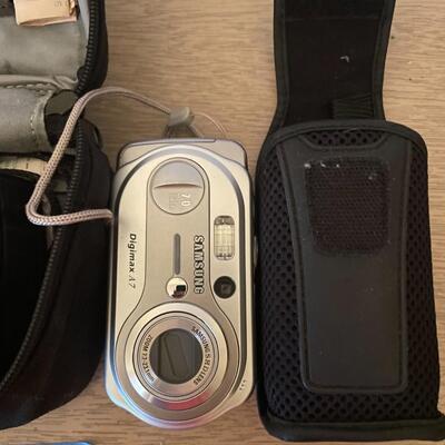Lots 282- Vintage Nikon Camera and Samsung Camera