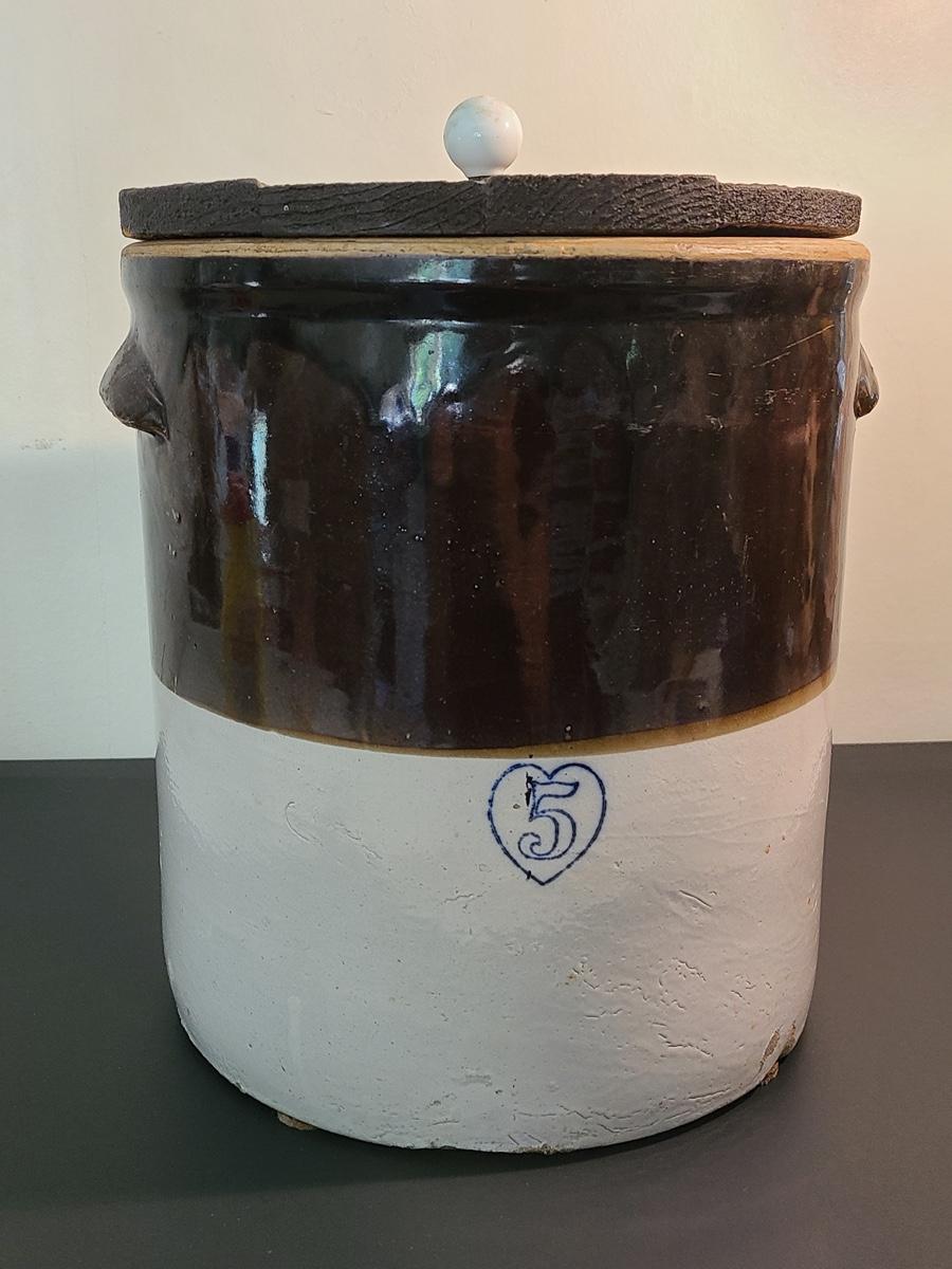 Five-Gallon Stoneware Crock