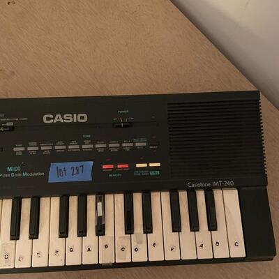 Lot 287- Casio MT-240 Piano 