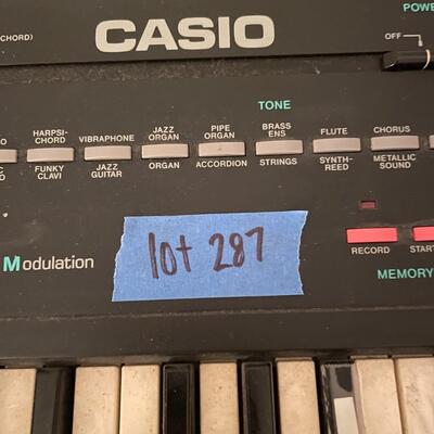 Lot 287- Casio MT-240 Piano 