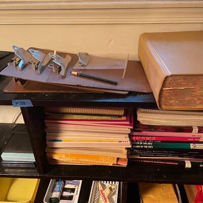 Lot 288- Long bookshelf with all contents. 