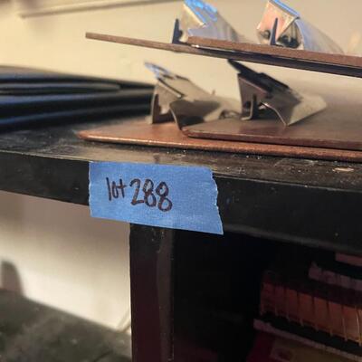 Lot 288- Long bookshelf with all contents. 