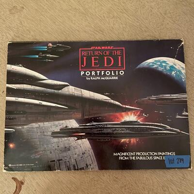 Lot 289- Starwars Return of the Jedi portfolio  