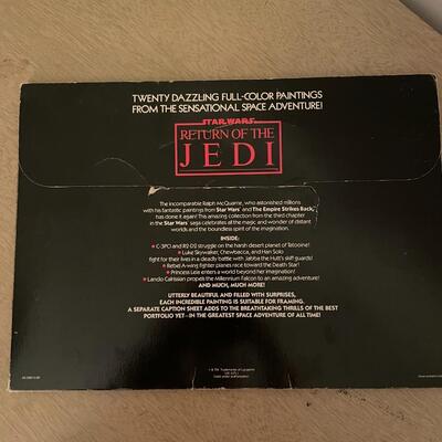 Lot 289- Starwars Return of the Jedi portfolio  