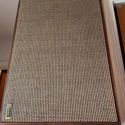 lot 302- pair of vintage university speakers