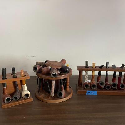 lot 316- Misc. antique pipes