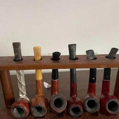 lot 316- Misc. antique pipes