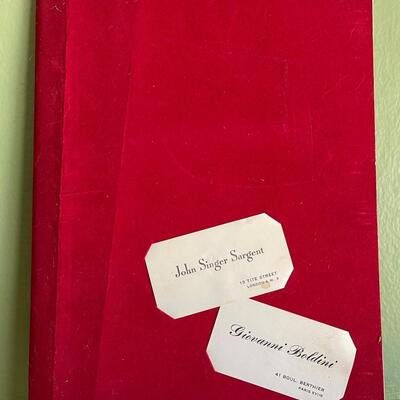 LOT 104 - John Singer Sargent Catalog 1959 Giovanni Boldini