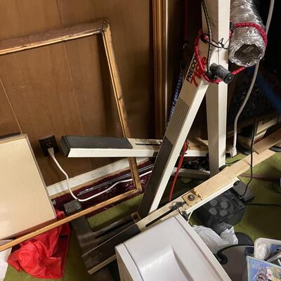 lot 325- precor 718e, misc. tools and supplies