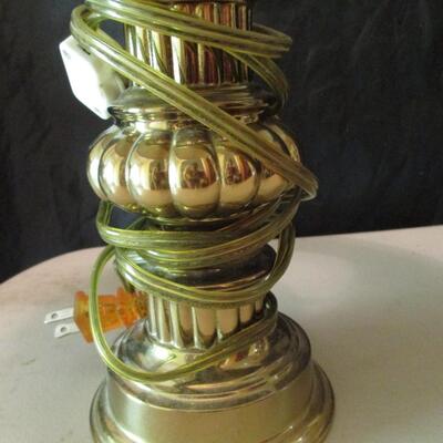 Pair of Brass Post Table Lamps