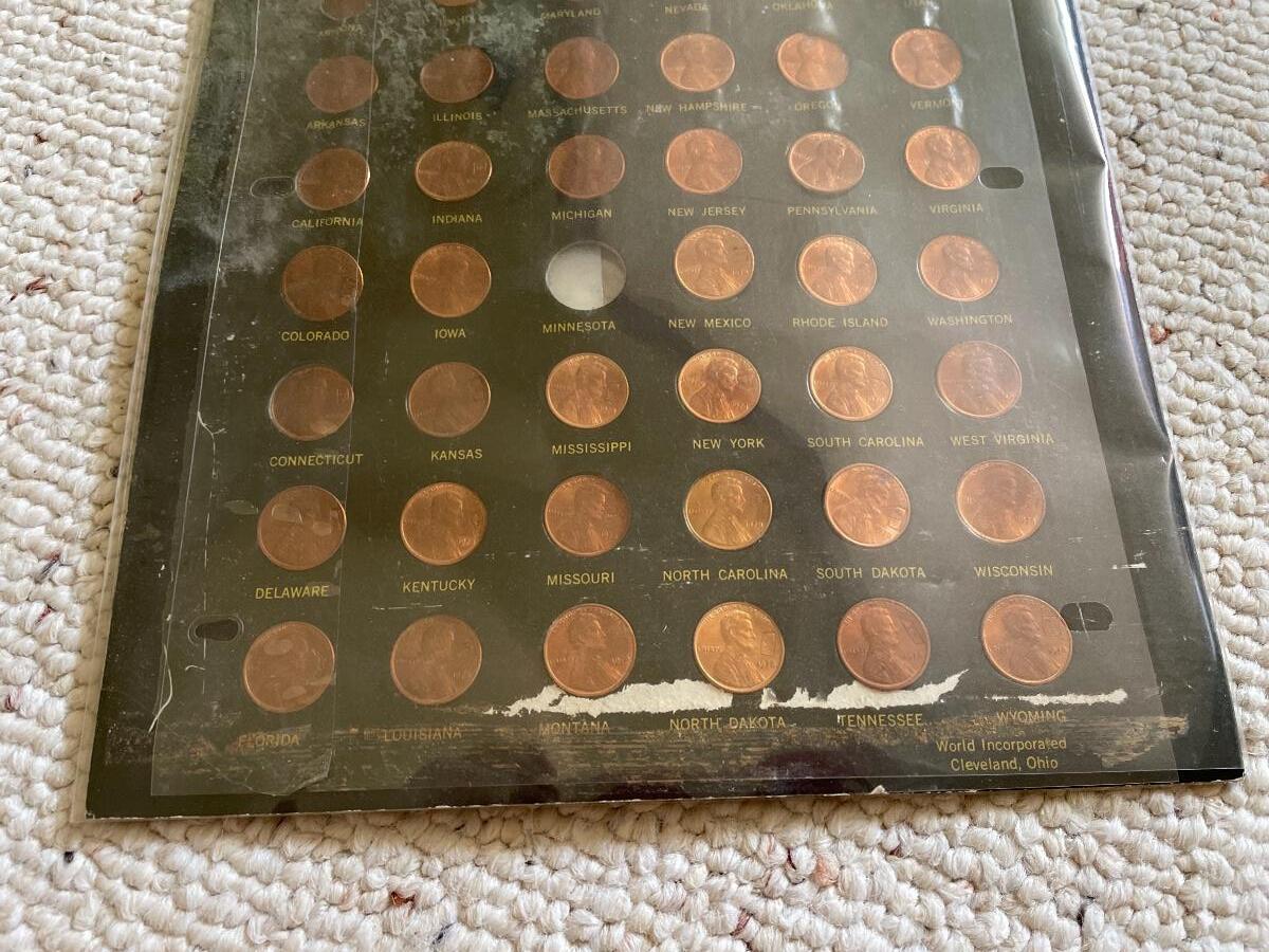 536 1970s Land of the USA Penny Collection