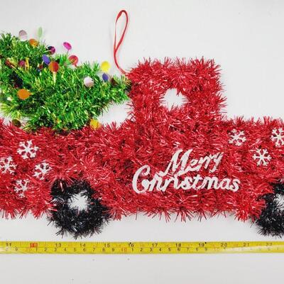CHRISTMAS TINSEL SIGN, SANTA SIGN AND MORE CHRISTMAS BUNDLE