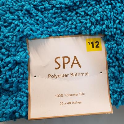 91 - Turquoise Bath Rugs