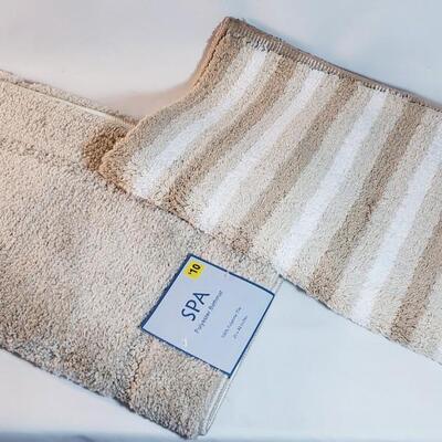 92 - Tan Colored Bath Rugs