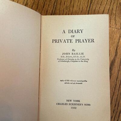 LOT 107 - Prayer Books, Vintage (3 books), 1940-1952