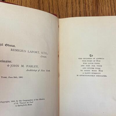 LOT 108 - Christian and Catholic Theme Books, Vintage (6 books), 1880-1936