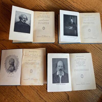 LOT 115 - Merills English Texts, Vintage (4 books), 1907