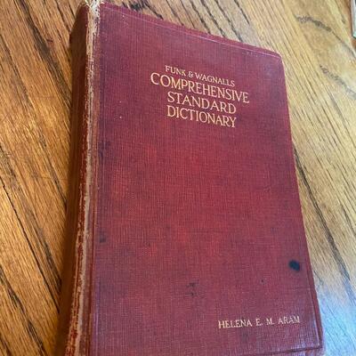 LOT 123 - New Standard Dictionaries, Vintage (2 total) - 1933
