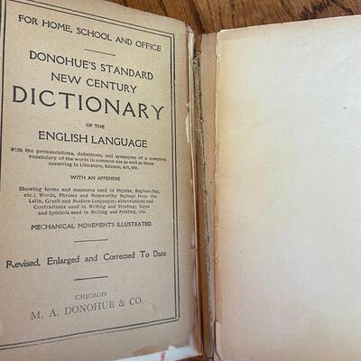 LOT 123 - New Standard Dictionaries, Vintage (2 total) - 1933