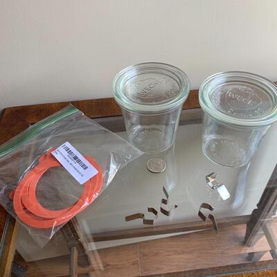 #222 Weck Glass Mold Jars (set of 2)