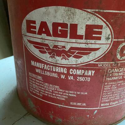 Old Eagle 5 gallon gas can