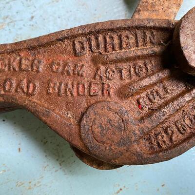 Antique cast iron caulking hoist/come-along