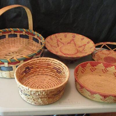 Collection of Native American Baskets