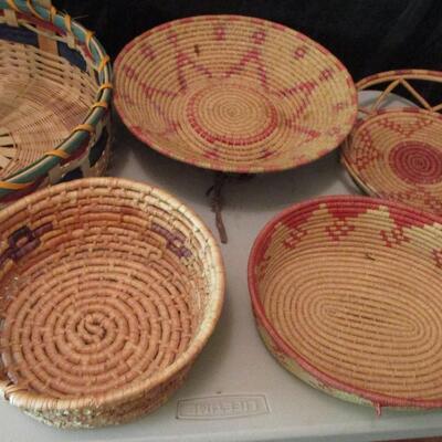 Collection of Native American Baskets