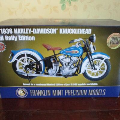 Franklin Mint 1936 Harley-Davidson Knucklehead Road Rally Edition