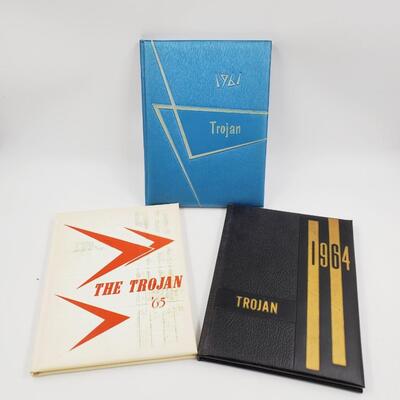 TROJAN YEARBOOK BUNLDE OF 3, 1961, 1965, 1965